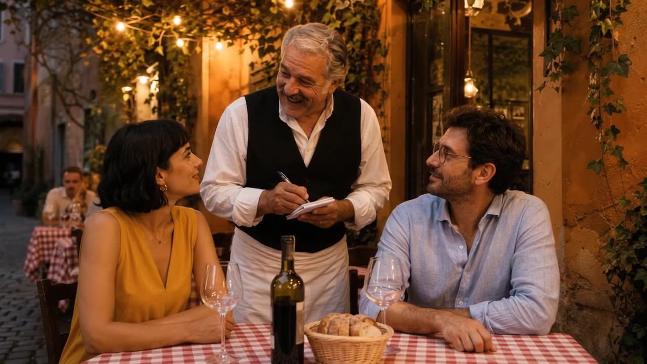 Escena de una clase de italiano